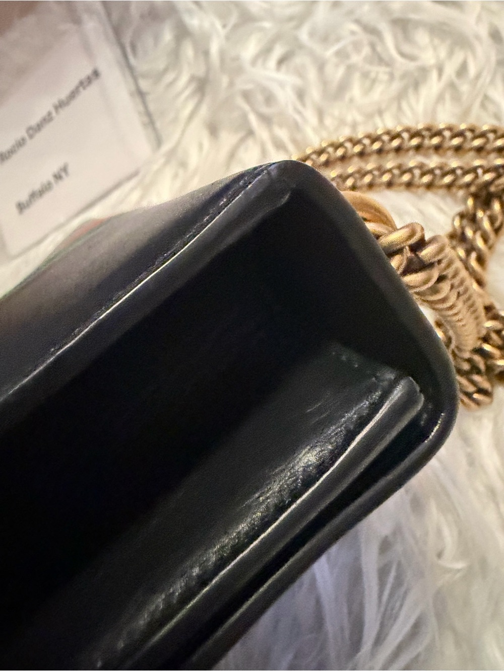 GG Medium Peony Chain Shoulder and Crossbody Leather Bag Limited Edition - Picture 6 of 16